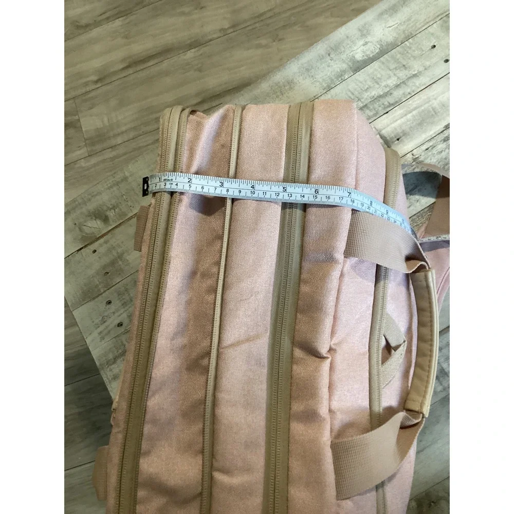 Bagsmart Pink Laptop Briefcase Messenger Bag Multi Compartment Travel Work Tote